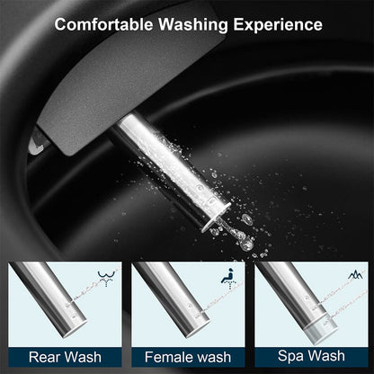 Giving Tree One-Piece Elongated Floor Smart Toilet with Remote Control and Automatic Cover