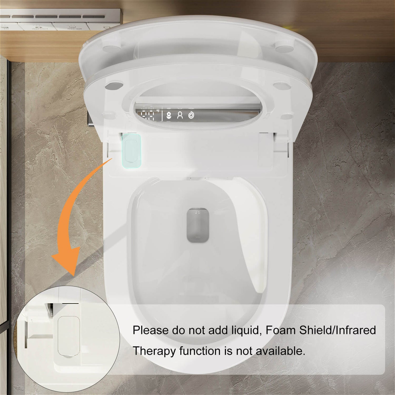 GIVINGTREE Smart Toilet with Bidet Built in, Colorful Ambient Light, Heated Seat, Automatic Flush