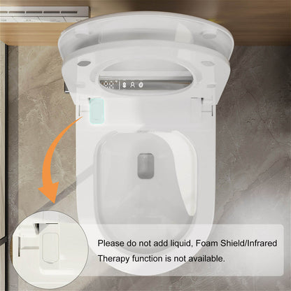 GIVINGTREE Smart Toilet with Bidet Built in, Colorful Ambient Light, Heated Seat, Automatic Flush