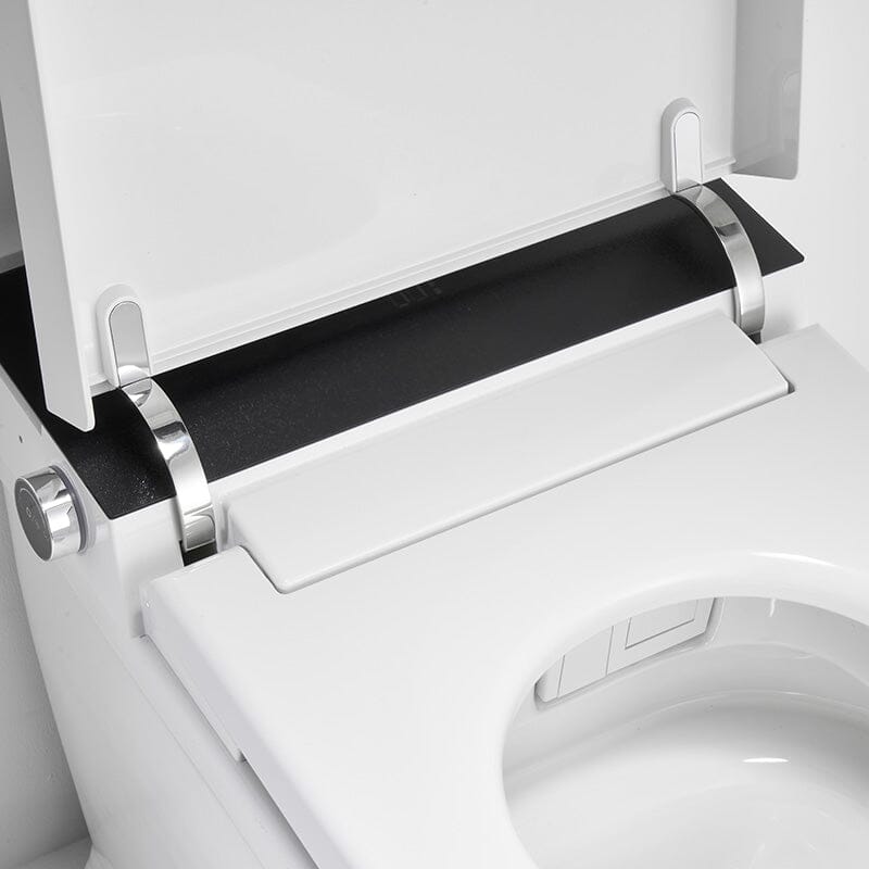 Modern Floor Mounted Square Smart Toilet with Remote Control and Automatic Cover