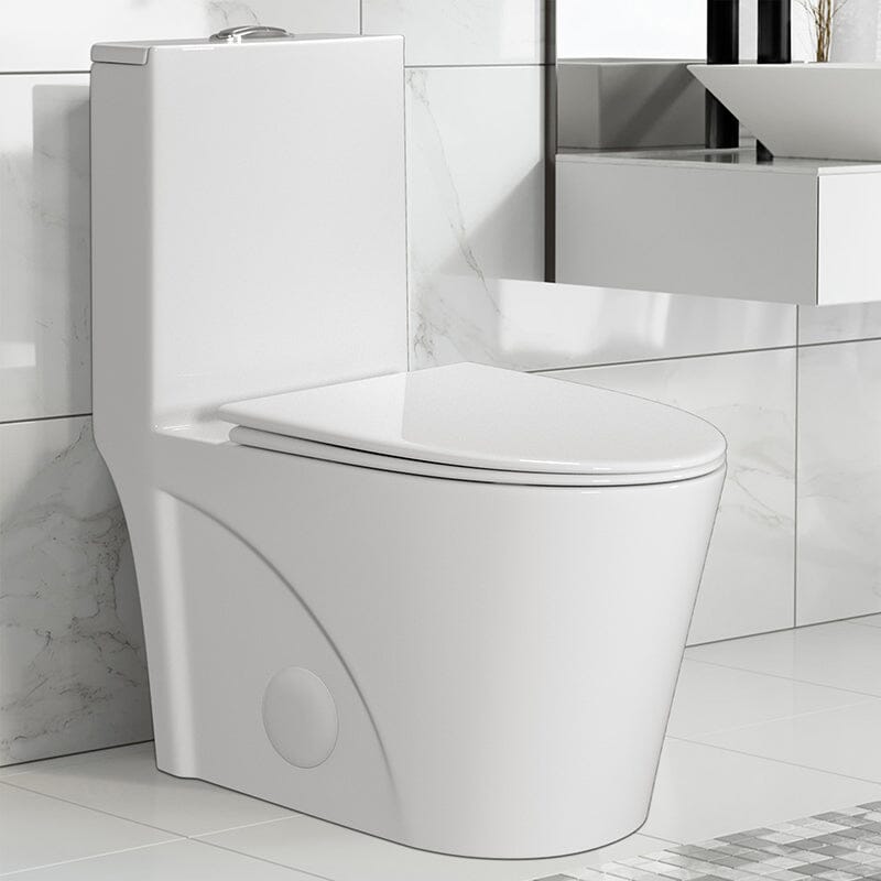 Giving Tree One Piece 1.1GPF/1.6 GPF Dual Flush Elongated Toilet