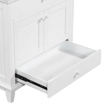 Large white drawer