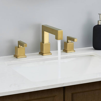 Brushed gold faucet