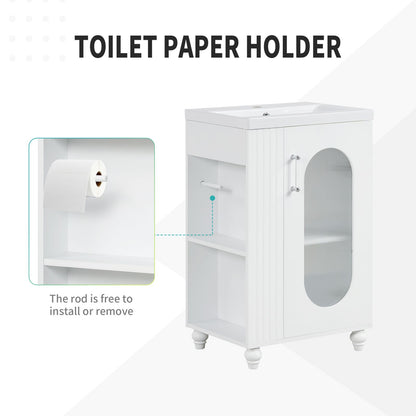 20&quot; bathroom vanity with toilet paper holder