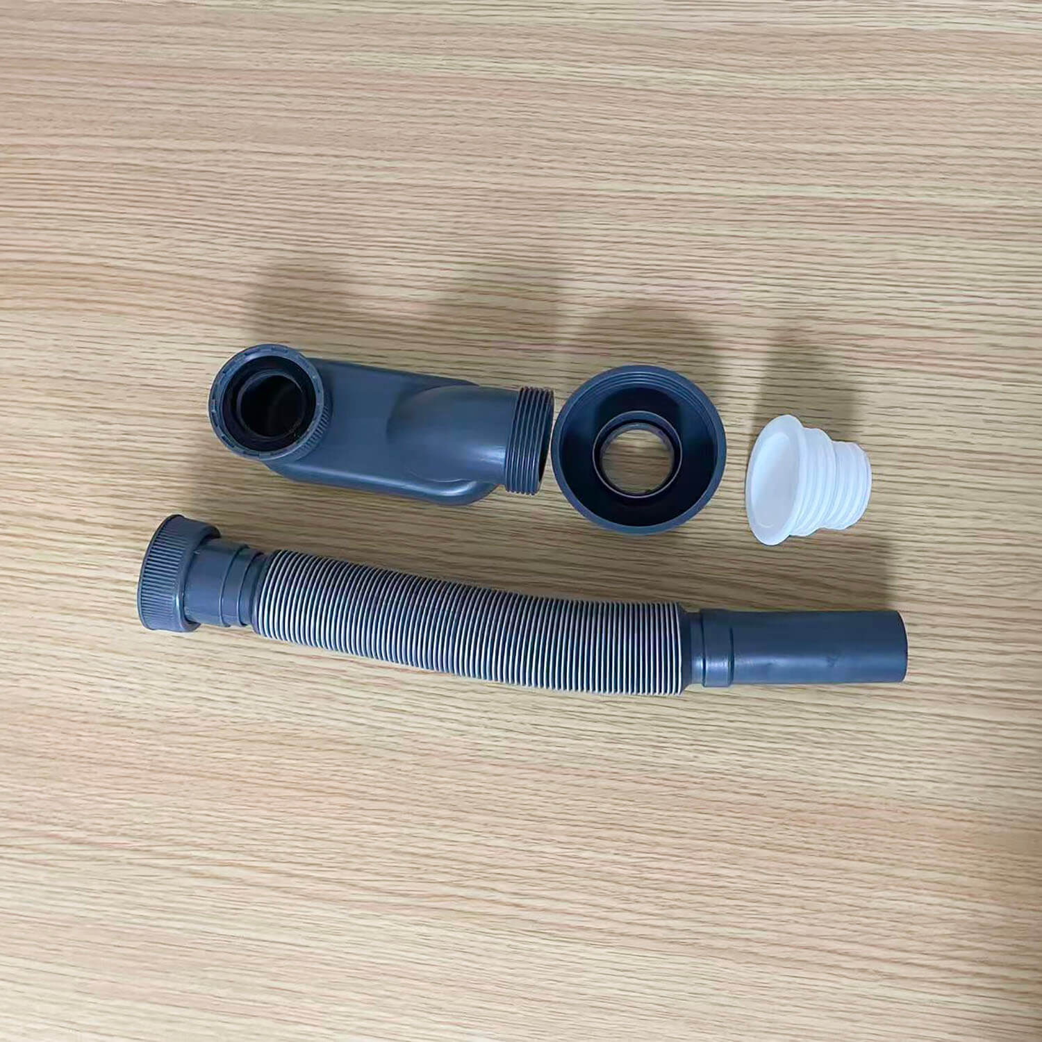 19” to 45“ Extendable Bathtub PVC Drain Pipe for Freestanding Bathtub, Easy Installation