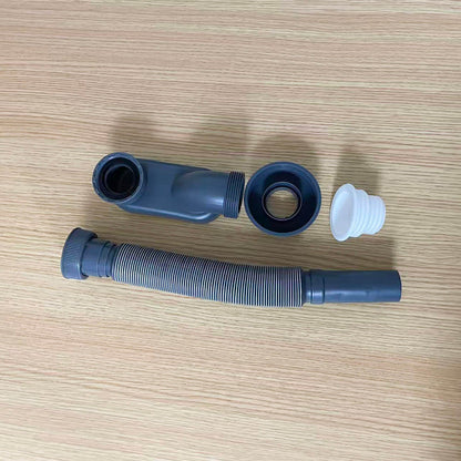 19” to 45“ Extendable Bathtub PVC Drain Pipe for Freestanding Bathtub, Easy Installation