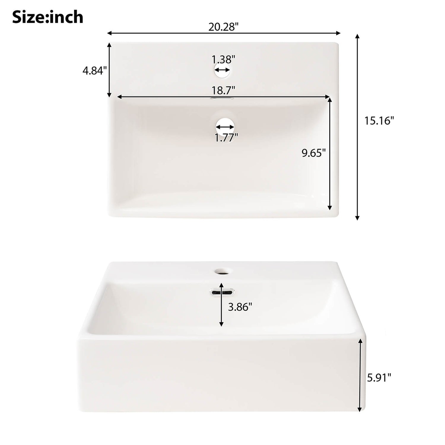 20 Inch Sink with Frosted Glass Door Blue Vanity Dimensions Specifications
