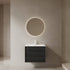 24 in Compact Wall Mounted Vanity in Black