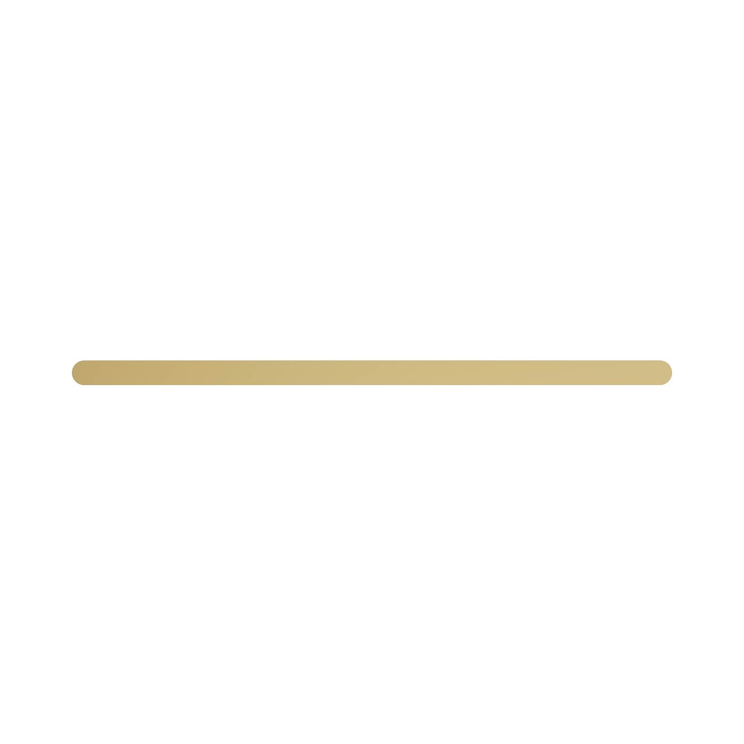 24 inch brushed gold stainless steel wall mounted towel bar