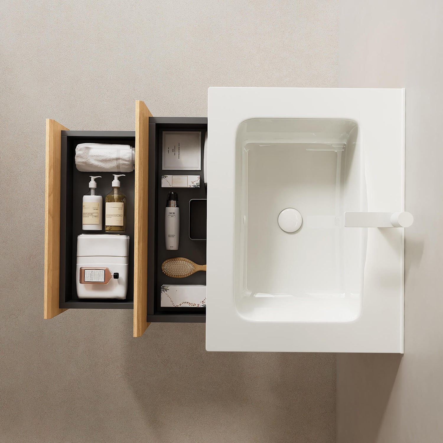 24 inch vanity for small bathroom space