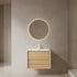 24 inch wall mounted light oak bathroom vanity
