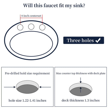 Giving Tree 2-Griff 4-Zoll Waschtischarmatur aus gebürstetem Nickel mit Pop-up-Ablauf und Zuleitungsschläuchen