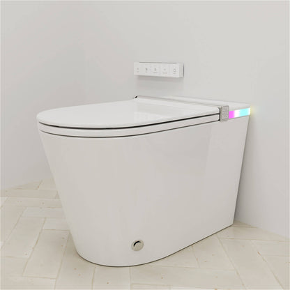 GIVINGTREE Smart Toilet with Bidet Built in, Colorful Ambient Light, Heated Seat, Automatic Flush