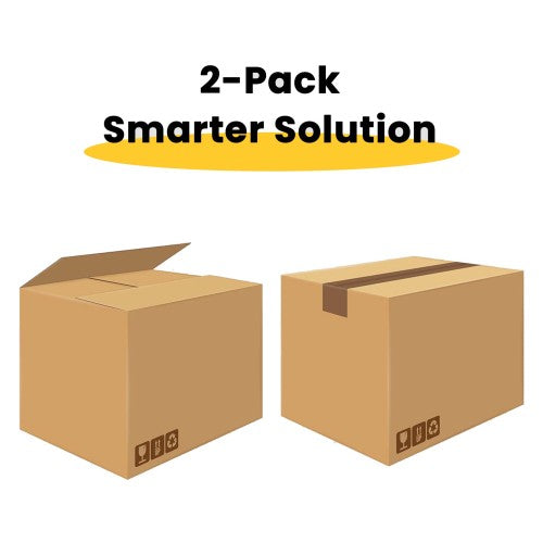 2 Pack Shipping Box Safe Packaging Solution Diagram