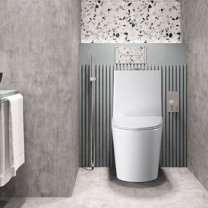 Giving Tree One Piece 1.1GPF/1.6 GPF Dual Flush Elongated Toilet