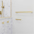 3 Piece Brushed Gold Bathroom Hardware Set