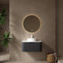 30 IN Black Single Sink Sintered Stone Bathroom Vanity