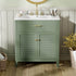 30 in Bathroom Vanity with 2 Louvered Cabinet Door