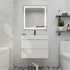 30 in White Wall Mounted Bathroom Vanity Unit