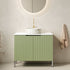 30 inch Green Freestanding Vanity with Vessel Sink