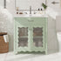 30 inch Modern Green Bathroom Vanity with Tempered Glass Door