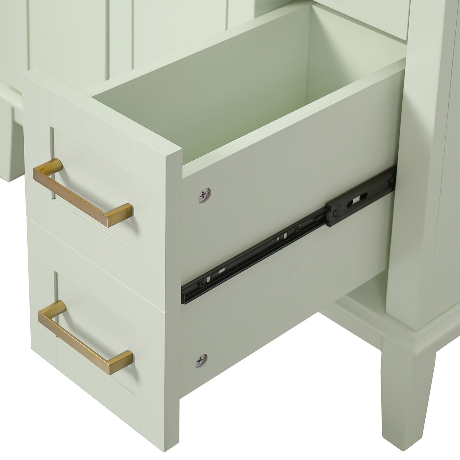 30 inch bathroom cabinet with Smooth Durable Sliding Drawers