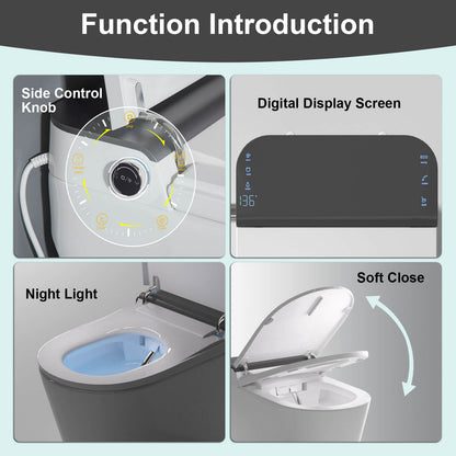 GIVINGTREE Smart Toilet with Bidet Built in, Heated Seat, Automatic Flush, Night Light