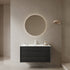 36 in Black Floating Vanity with Single Sink