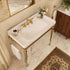 36 inch white ceramic console bathroom sink with gold legs classic modern vanity
