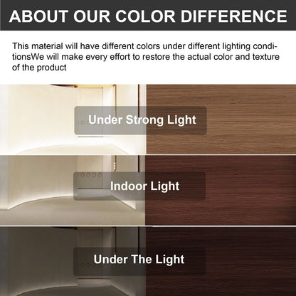 36 inch Modern Freestanding Bathroom Vanity Color Variation Under Different Lighting
