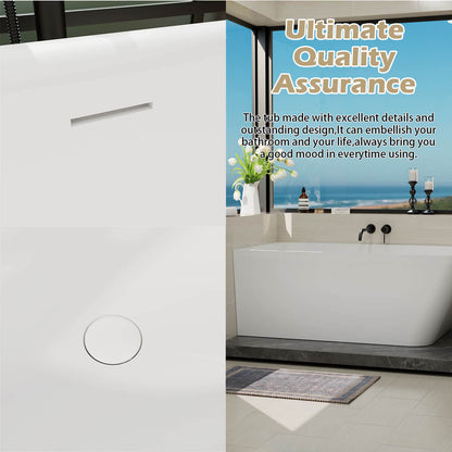 59" Corner Solid Surface Bathtub Two Sided Wall Fit