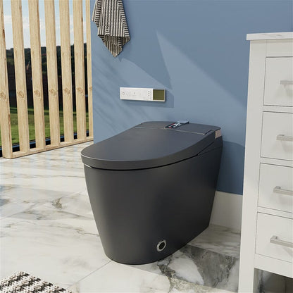 Giving Tree Elongated One-Piece Floor Mounted Smart Toilet with Remote Control and Automatic Cover