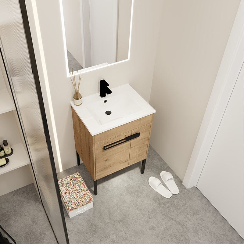 small Plywood Bathroom Vanity with Sink