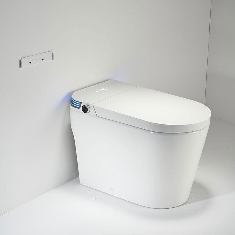 Modern Tankless Smart Bidet Toilet with LED Light, Heated Seat, and Automatic Flush