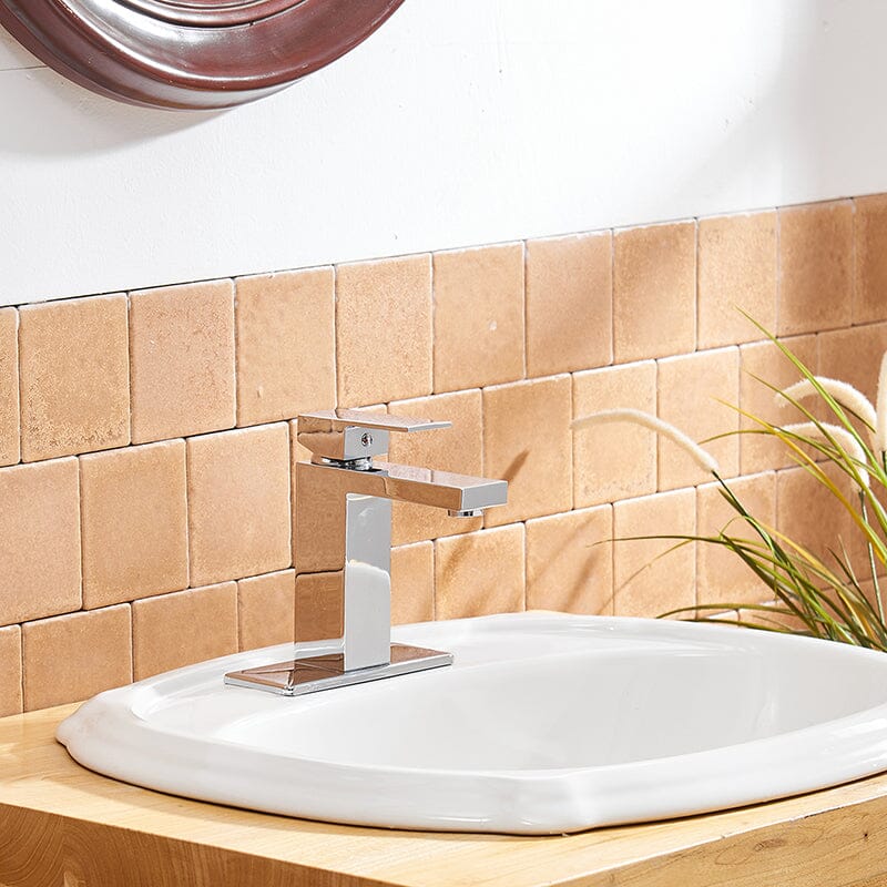 Top quality chrome single handle bathroom faucet