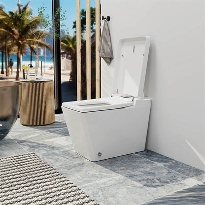 Giving Tree One-Piece Floor Mounted Square Smart Toilet with Remote Control and Automatic Cover