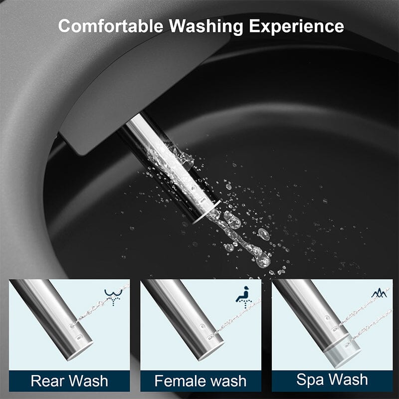 Giving Tree One-Piece Elongated Floor Smart Toilet with Remote Control and Automatic Cover
