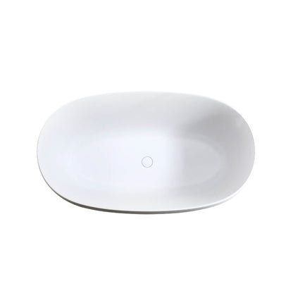 47 in freestanding bathtub with superior heat retention for cozy baths