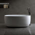 47 inch Compact Freestanding Stone Resin Bathtub