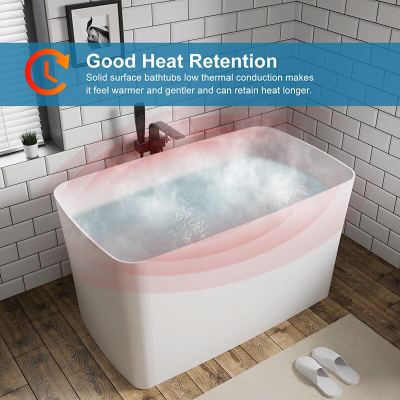 Introduction of 47-inch Japanese style heated soaking tub with built-in seat