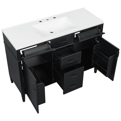48 inch Bathroom Vanity with Ample Storage and Functional Design