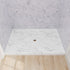 48 x 32 inch Marble Pattern Rectangle Shower Pan with Center Drain