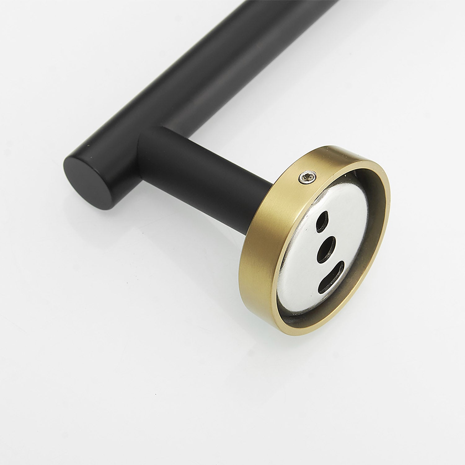 5-piece wall-mounted bathroom hardware set mounting holes