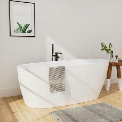 59 Inch Modern Acrylic Exclusive Patent Single Slipper Bathtubc