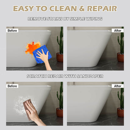 59" Corner Solid Surface Bathtub Two Sided Wall Fit
