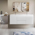 60 in Double Sink Bathroom Vanity with Soft Close Drawers