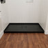 60x36 inch Black Center Drain Shower Pan in Acrylic, Anti-slip Texture