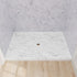 60x 36 inch Marble Pattern Shower Base with Slip-Resistant Texture