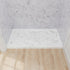 60x 36 inch Marble Pattern Single-Threshold Shower Base with Slip-Resistant Texture