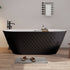 67 in Diamond Texture Design Acrylic Bathtub